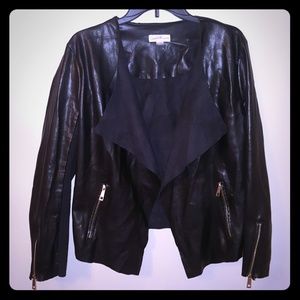 Faux leather jacket